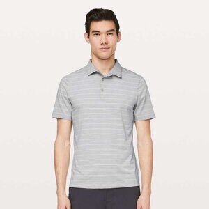Lululemon Men's Evolution Polo - Grey/White